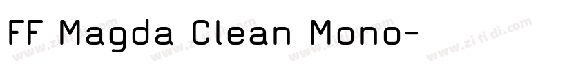 FF Magda Clean Mono字体转换